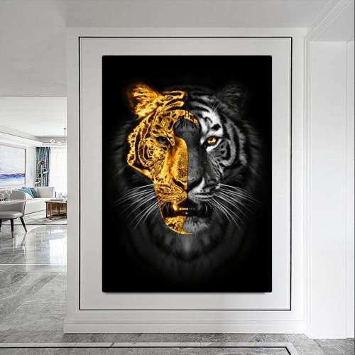 Tiger Canvas Painting