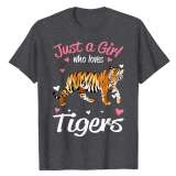 Just A Girl Who Loves Tigers Shirt
