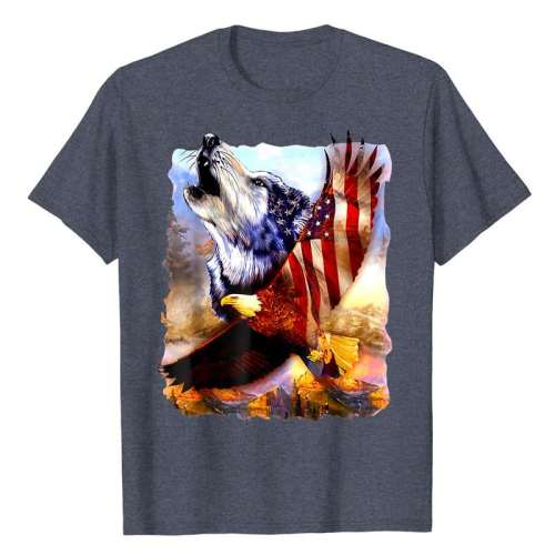 American Eagle Wolf Shirt