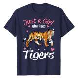 Just A Girl Who Loves Tigers Shirt