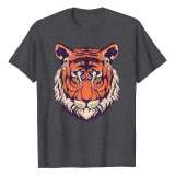 Family Matching T-shirts Unisex Tiger Print Tops