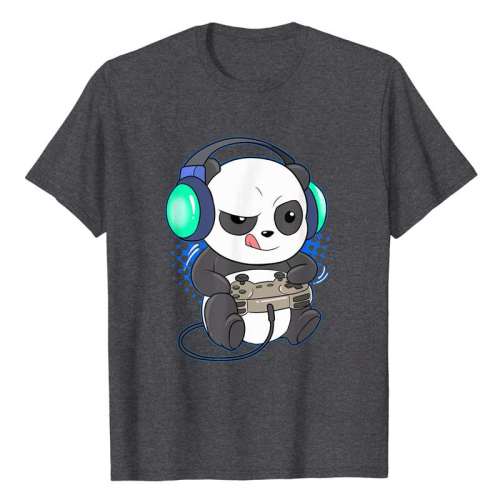 Cute Gaming Panda Shirt