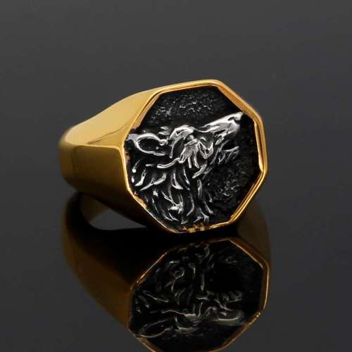 Celtic Wolf Ring