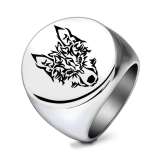Large Wolf Ring