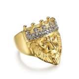Lion Crown Ring