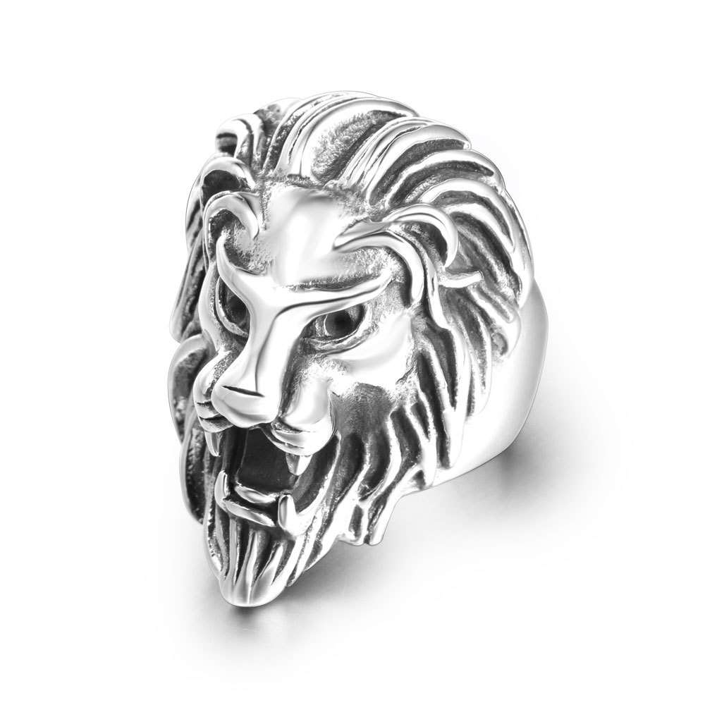 Lion Ring Silver TheWildLifeJewelry