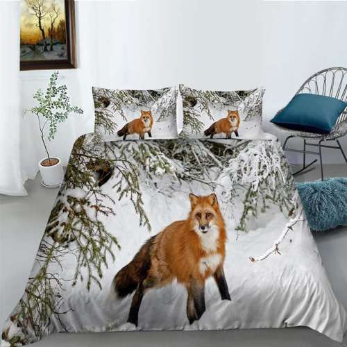 Fox On A Bed