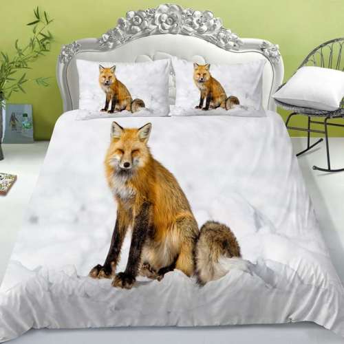 Fox Themed Crib Bedding Set