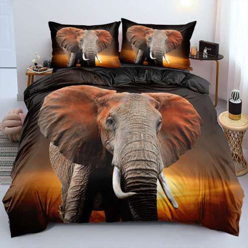 Elephant Bedding Set Queen