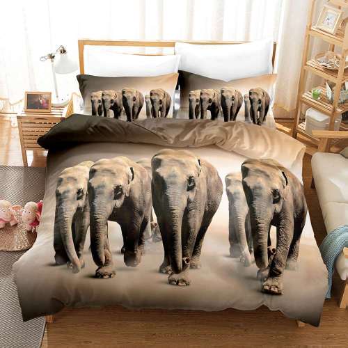 Elephant Packs Bed Sheets