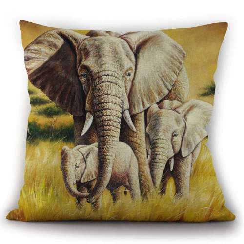 Soft Elephant Pillow