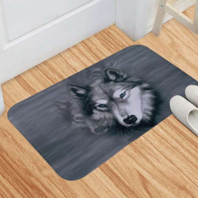 Grey Wolf Rug