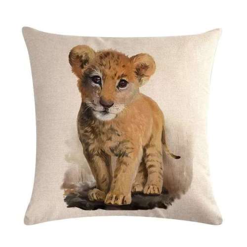 Lion Face Pillow