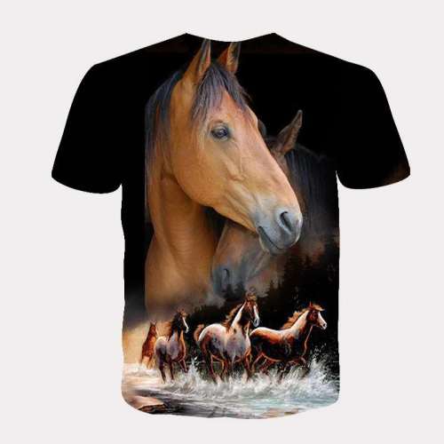 Black Horse T shirt