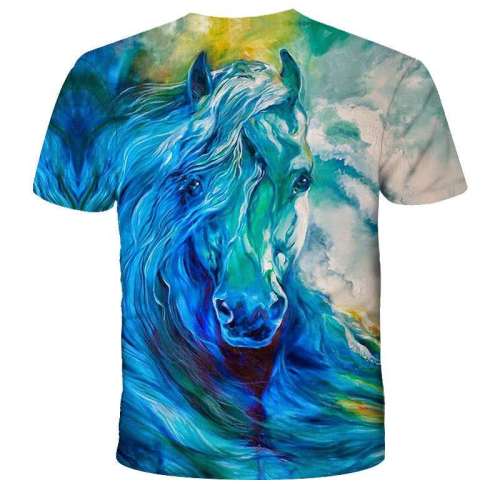 Blue Horse Shirt