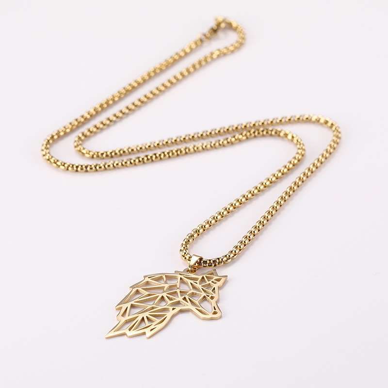 Mens Wolf Necklace TheWildLifeJewelry