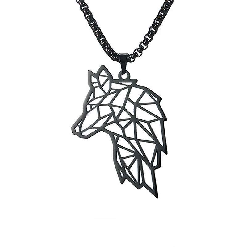 Mens Wolf Necklace TheWildLifeJewelry
