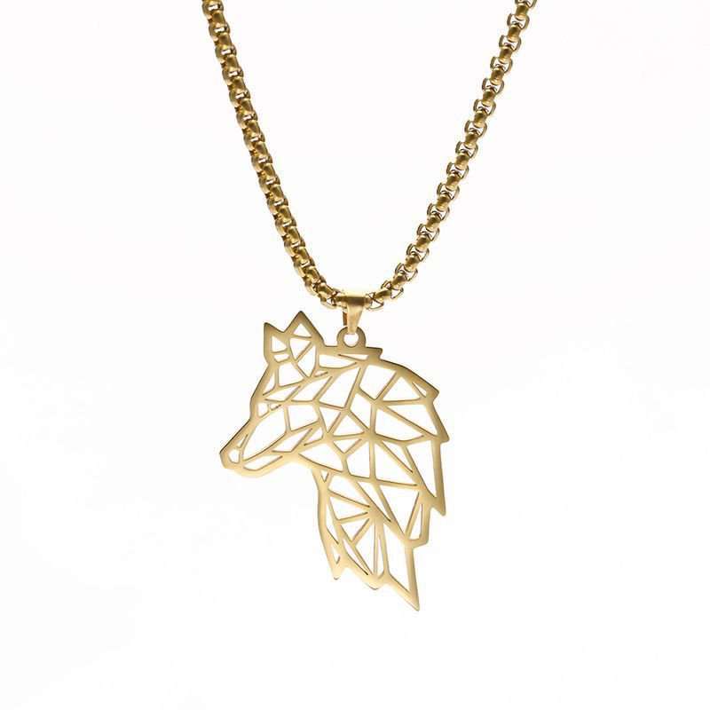 Mens Wolf Necklace TheWildLifeJewelry
