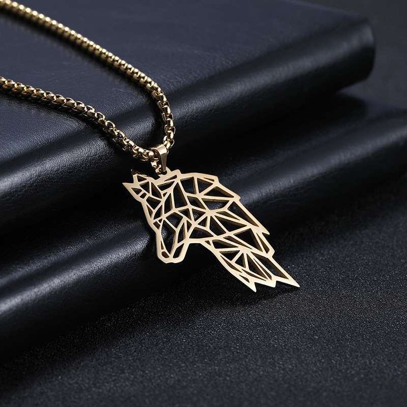 Mens Wolf Necklace TheWildLifeJewelry