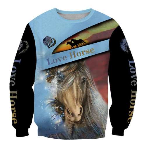 Horse Print Sweatshirt