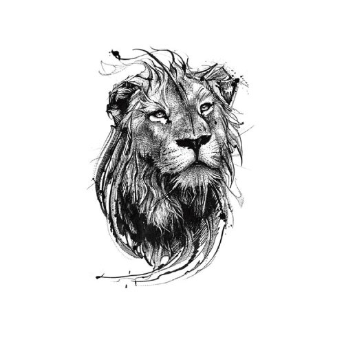 Small Lion Tattoo