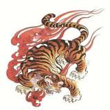 Traditional Chinese Tiger Tattoo