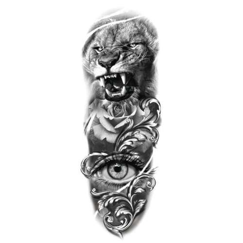 Lion Tattoos For Arm