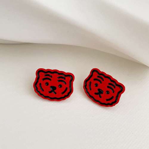 Tiger Stud Earrings
