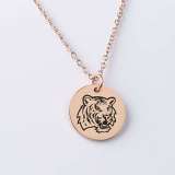 Tiger Pendant Necklace