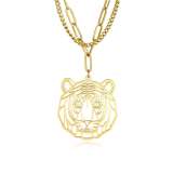 Tiger Head Necklace