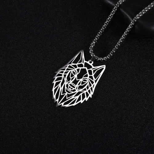 Wolf Head Necklace