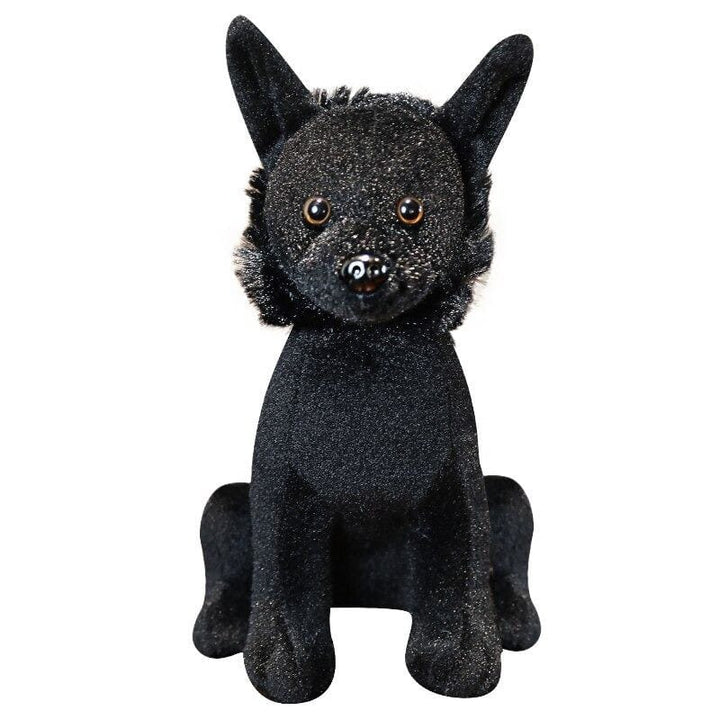 Black wolf hot sale plush toy