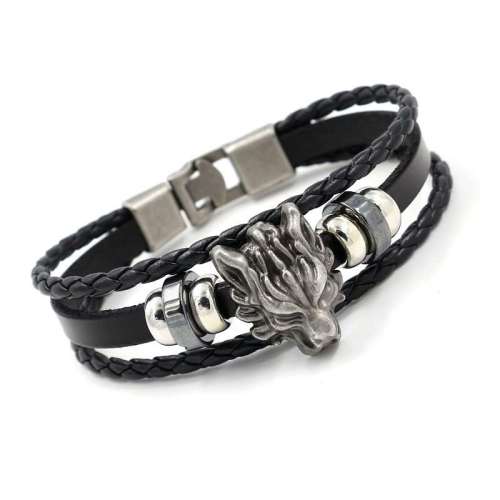 Norse Wolf Bracelet