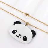 Gold Panda Necklace