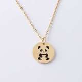 Panda Bear Coin Necklace