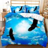 Blue Sky Eagles Print Bedding