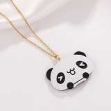 Gold Panda Necklace