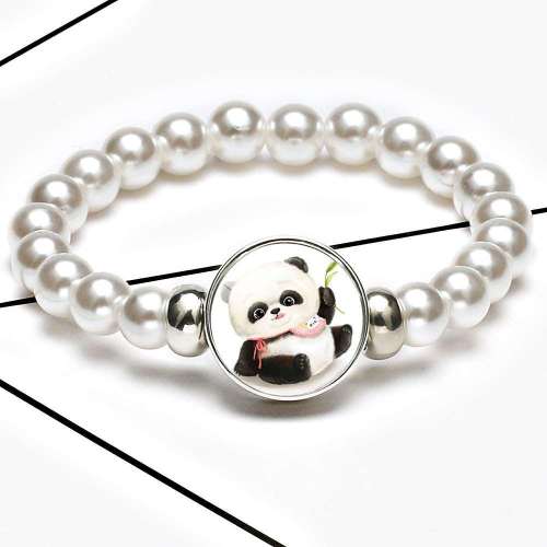 Panda Bead Bracelet