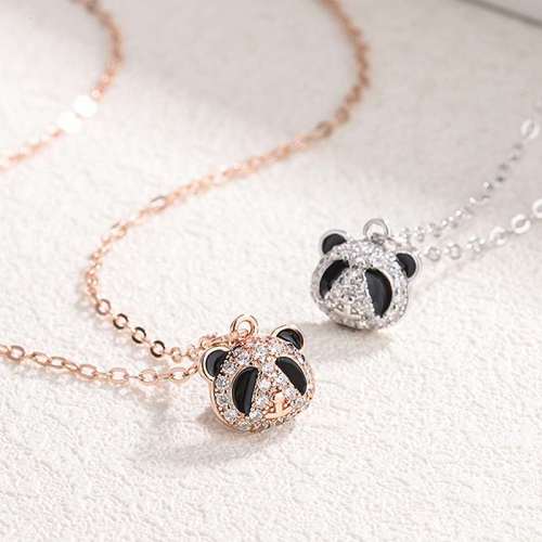 S925 Silver Panda Necklace