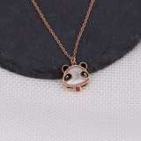 Sterling Silver Panda Necklace