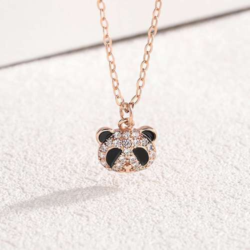 S925 Silver Panda Necklace