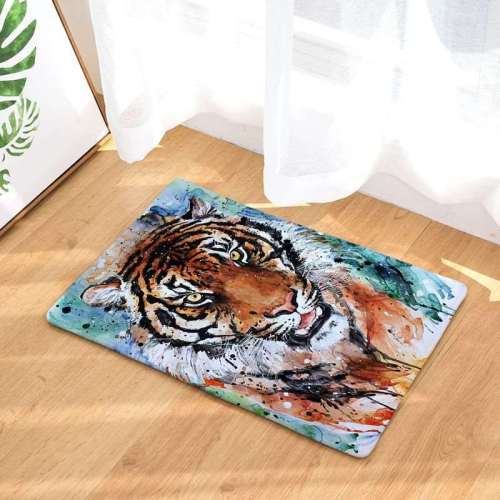 Tiger Rug With Head