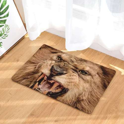Lion Rug With Head