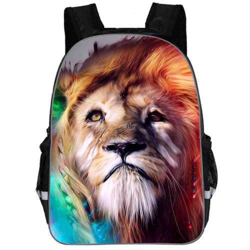 3D Lion Head Backpack