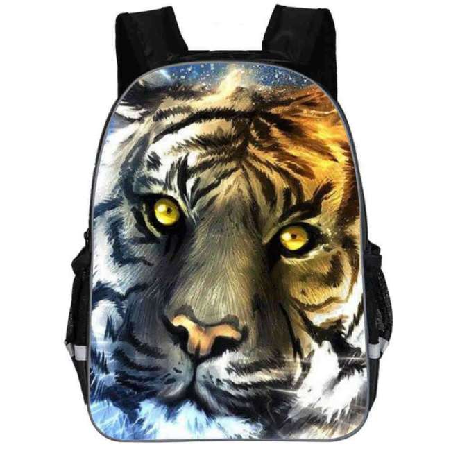 3D Tiger Face Backpack