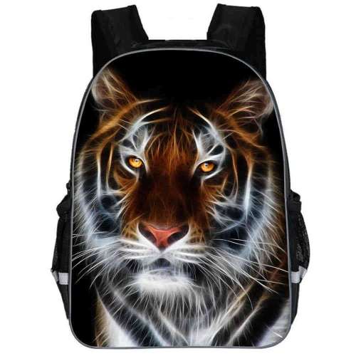Black Large Tiger Backpack