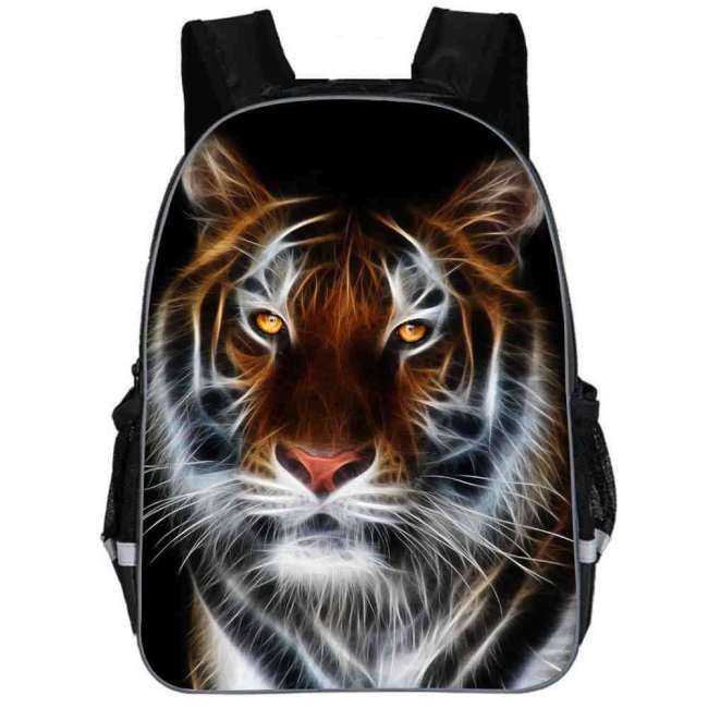 Black Large Tiger Backpack