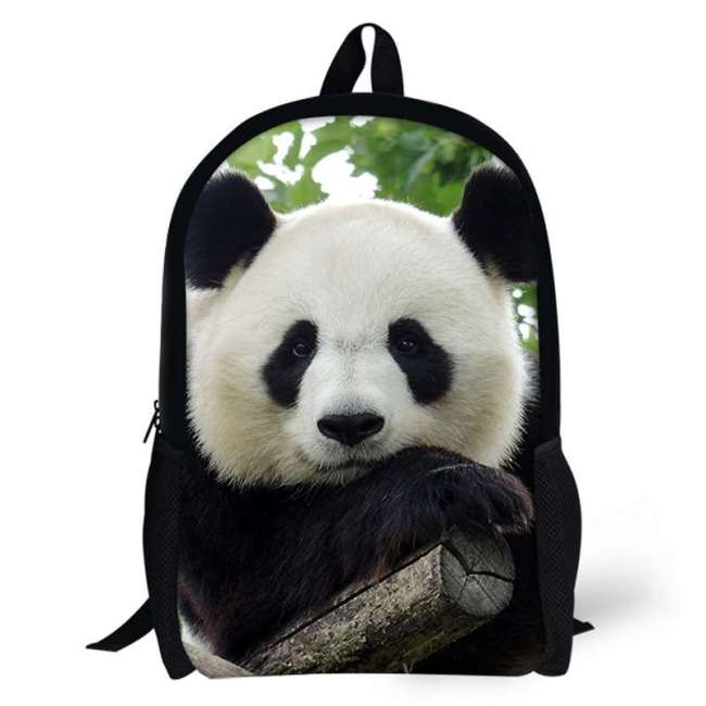 Panda Backpack Set