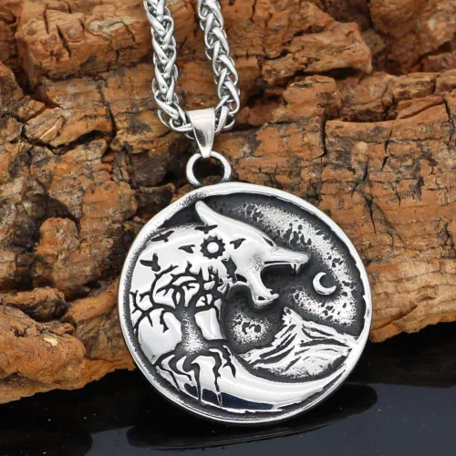 Wolf Necklace For Guys