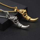 Mens Wolf Tooth Necklace